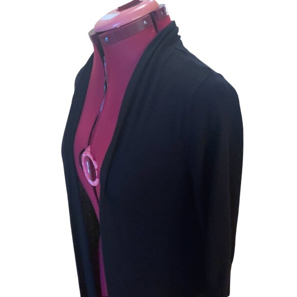 TWIK - Open-Front Lightweight Cardigan – 100% Viscose – Size Medium - Picture 5 of 10